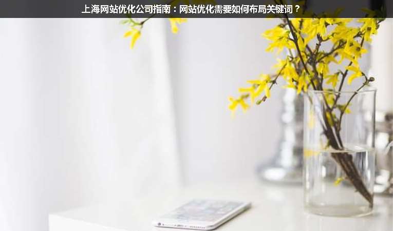 上海網站優化公司指南：網站優化需要如何布局關鍵詞？