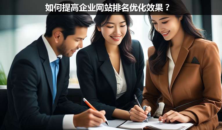 如何提高企業網站排名優化效果？